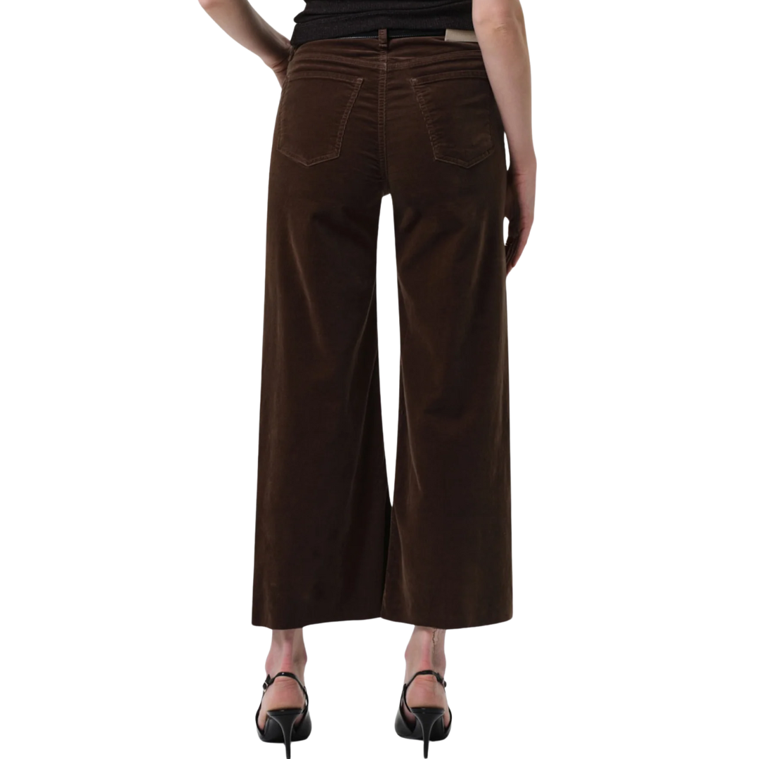 Lyra Wide Leg Crop Corduroy in Costes