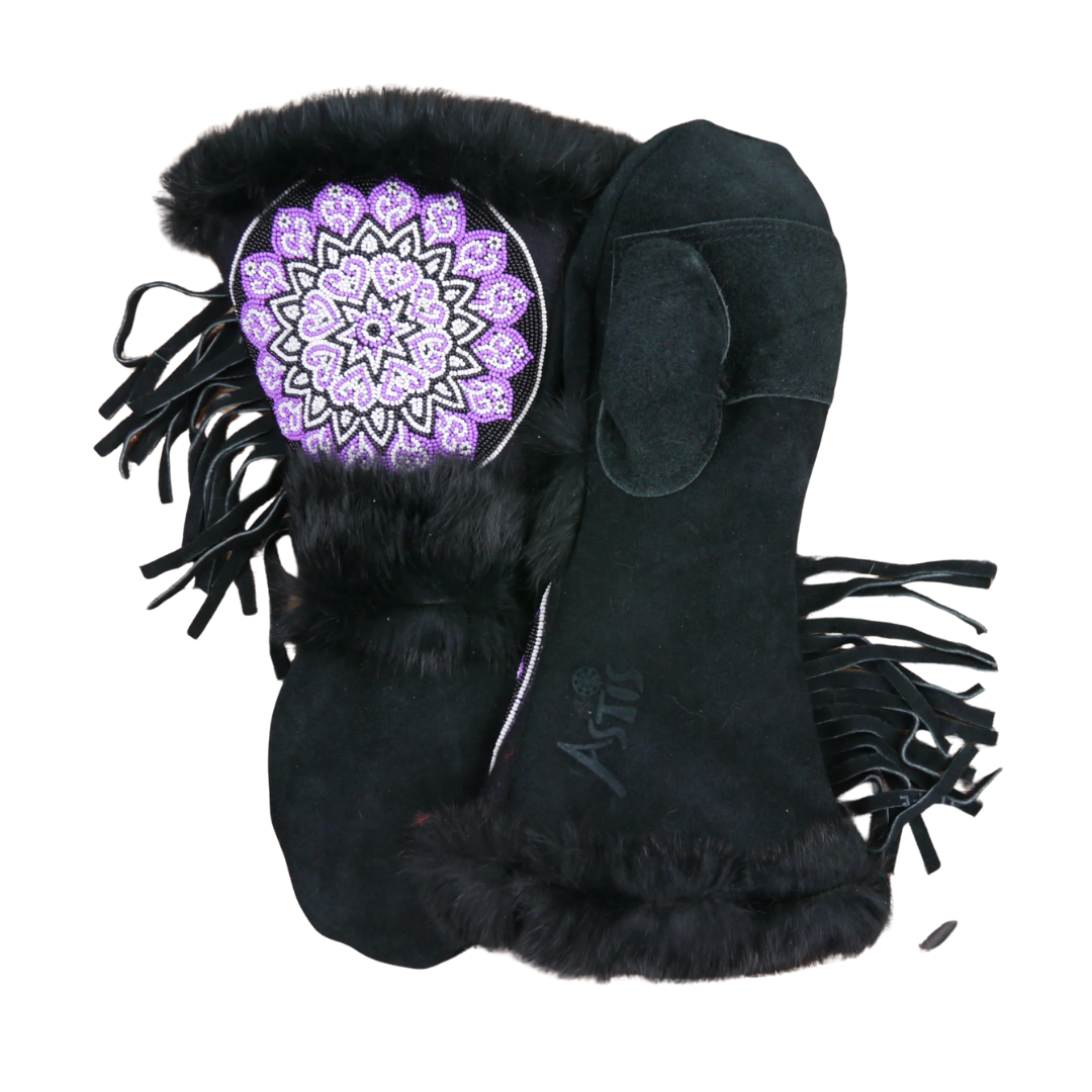 Peary Mittens in Black