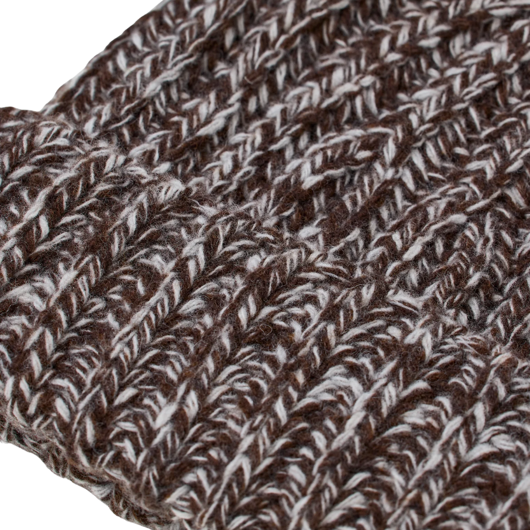 Pure Wool Hat in Cinder Brown