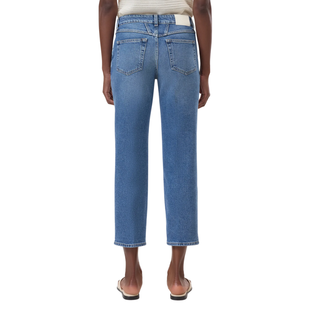 Milo Straight Jeans in Mid Blue