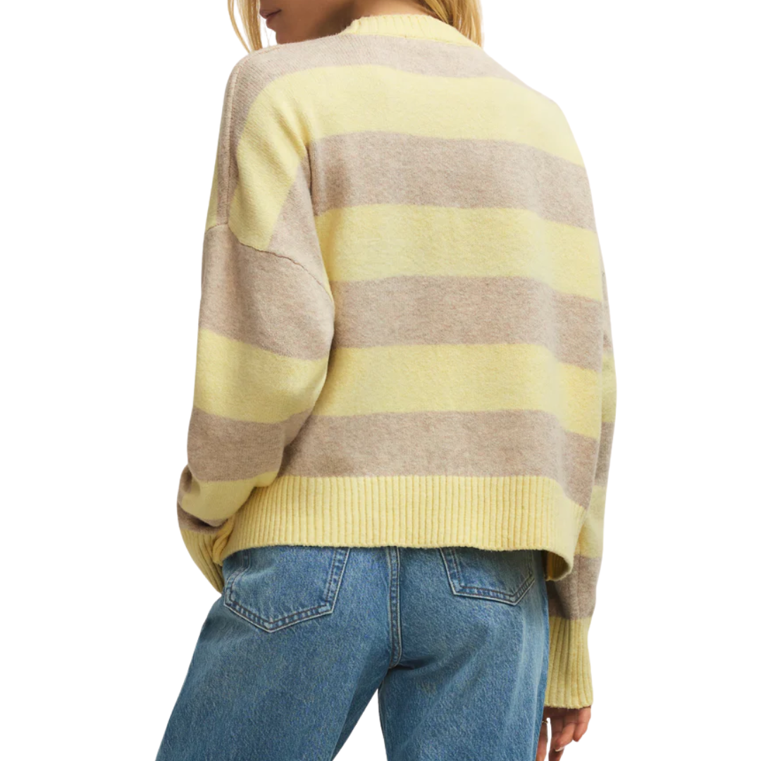 Cirrus Cozy Stripe Sweater in Sunnyside