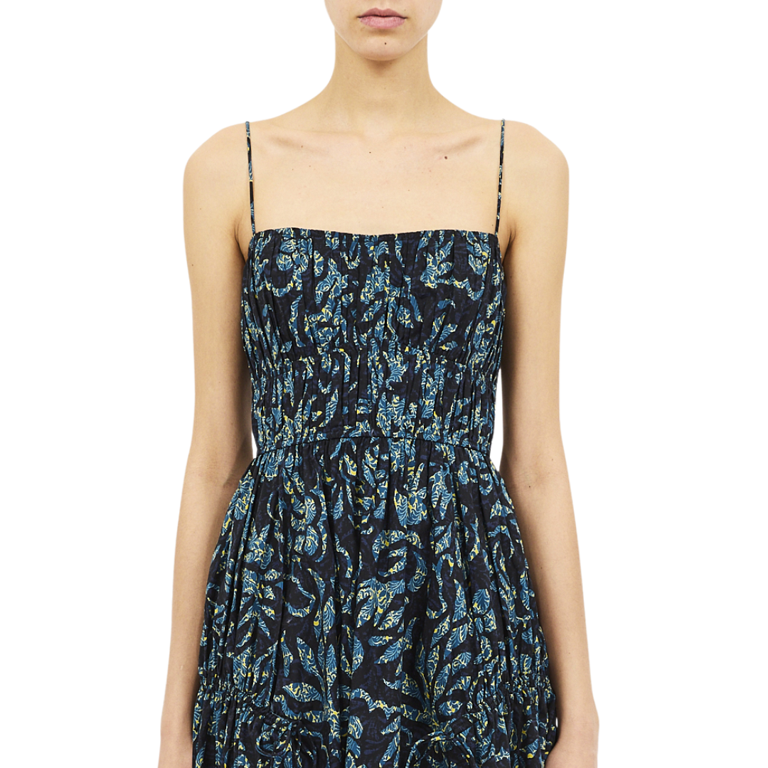 Vidri Cotton Cami Dress in Midnight