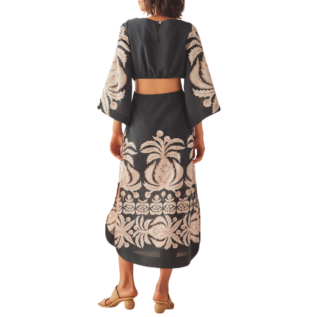 Peyton Midi in Nikita Oyster