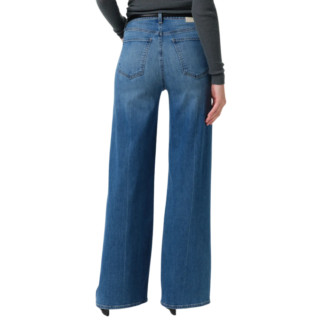 Lyra Long Wide Leg in Candlelight