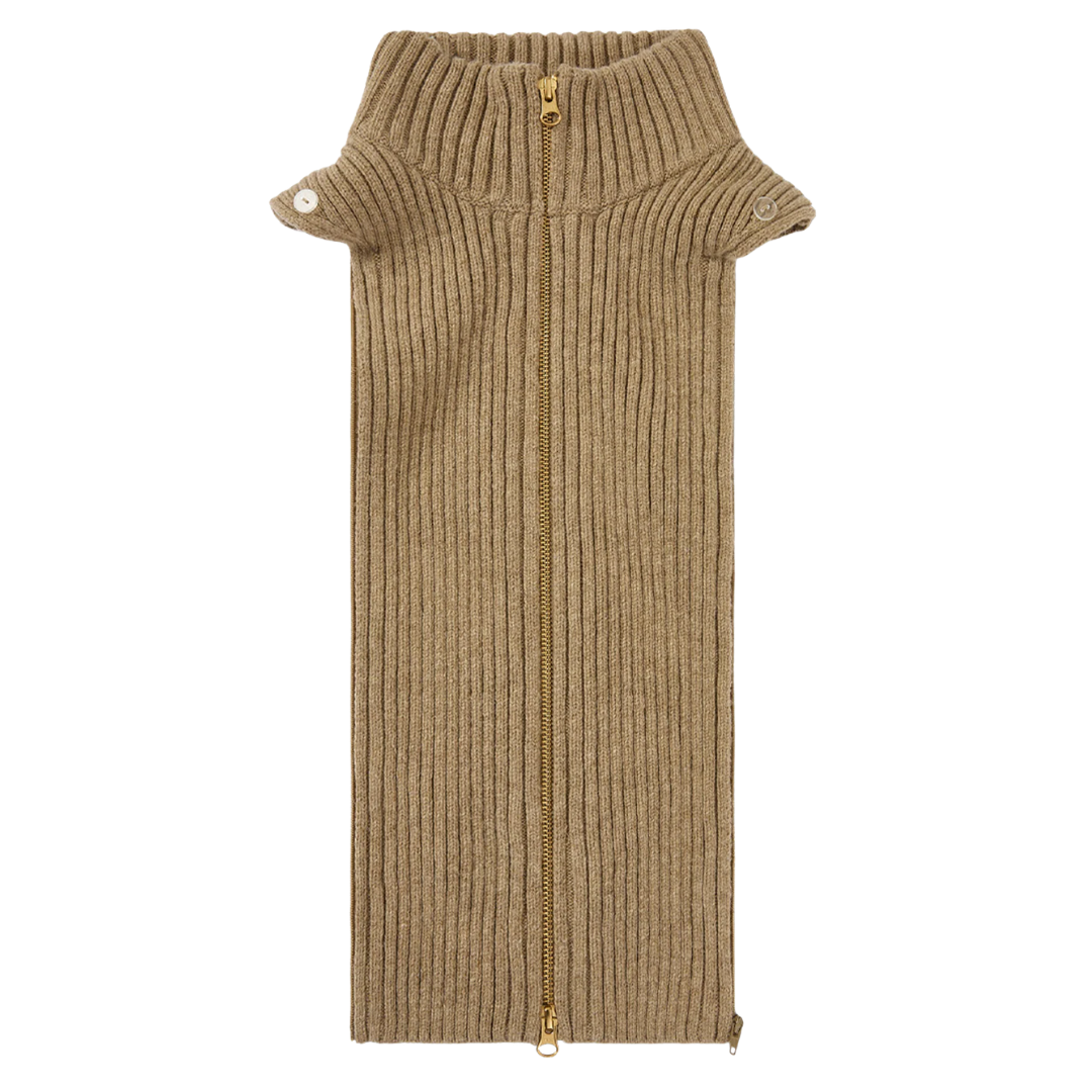 Turtleneck Dickey in Desert Taupe