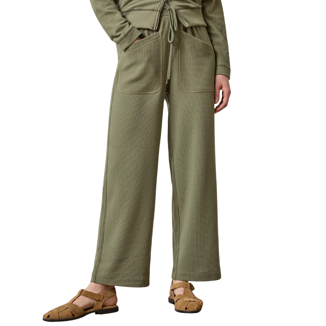 Patch Pocket Straight Leg Pant in Matcha