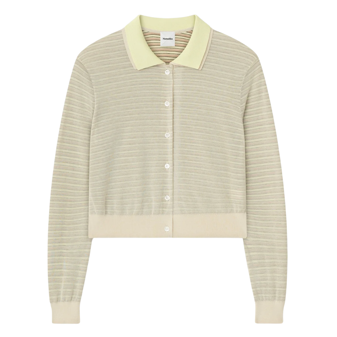 Prema Cardigan in Multicolor Stripe