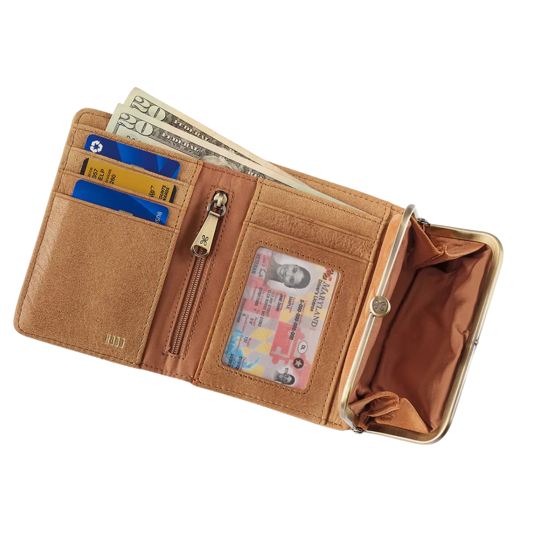 Robin Compact Wallet in Whiskey