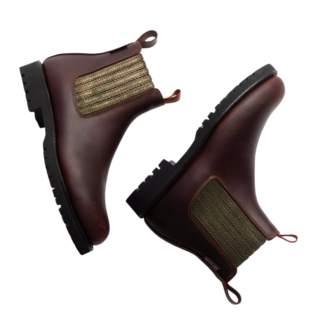 Oscar Wool-Lined Boot in Conker/Khaki