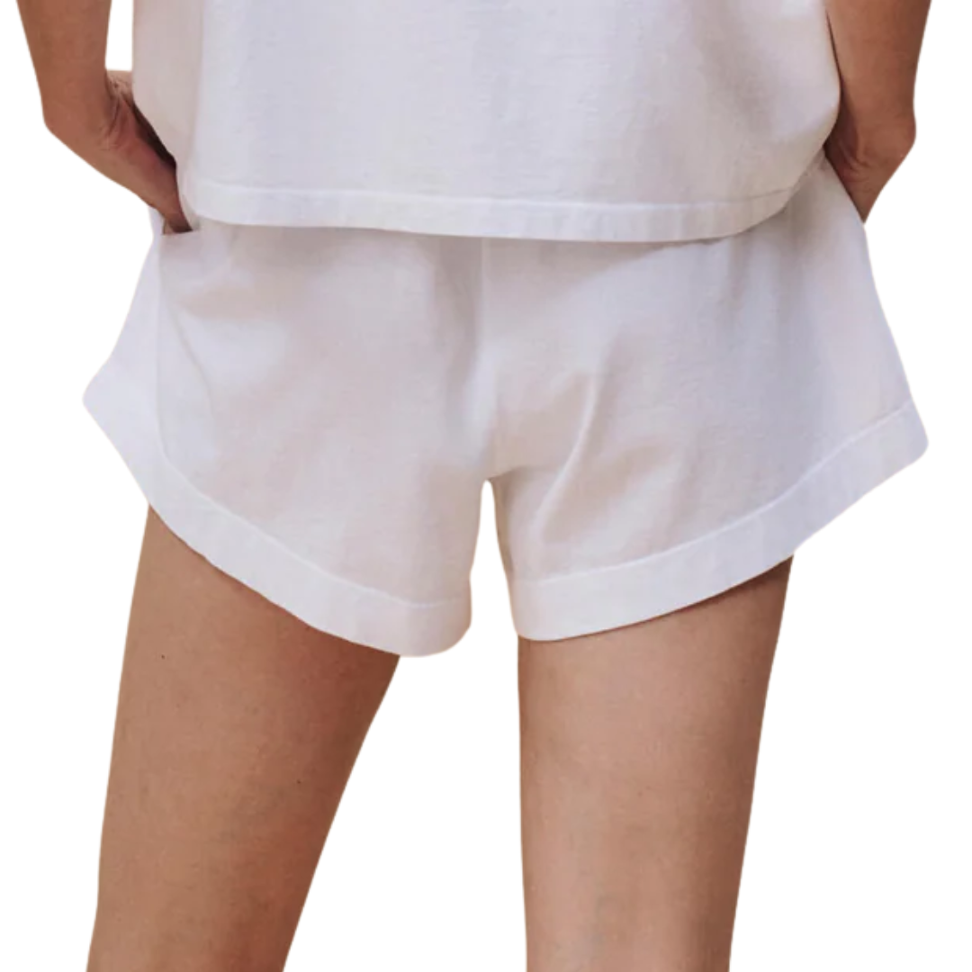 Flutter Short in True White