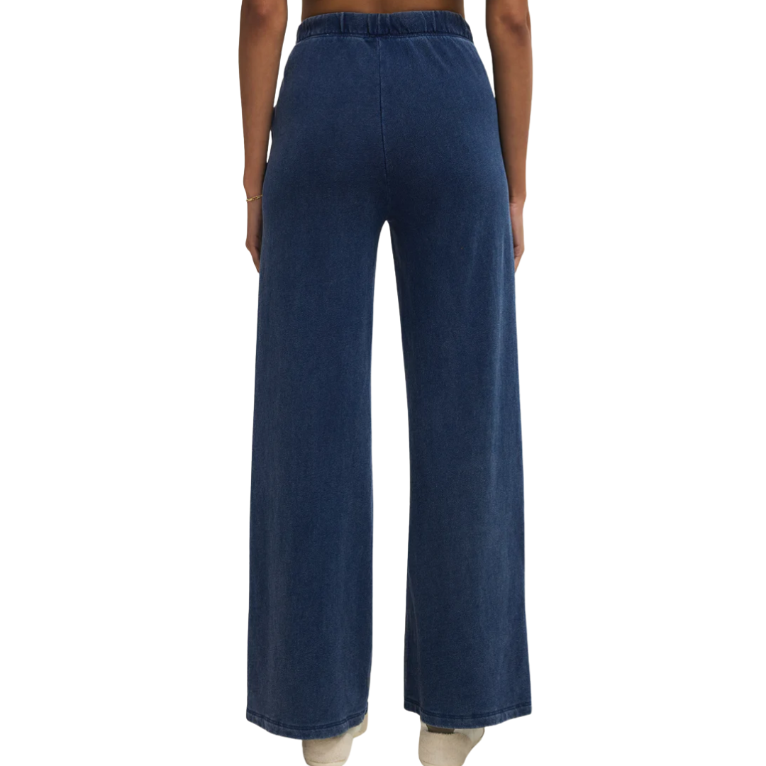 Hunter Knit Denim Pant in Indigo