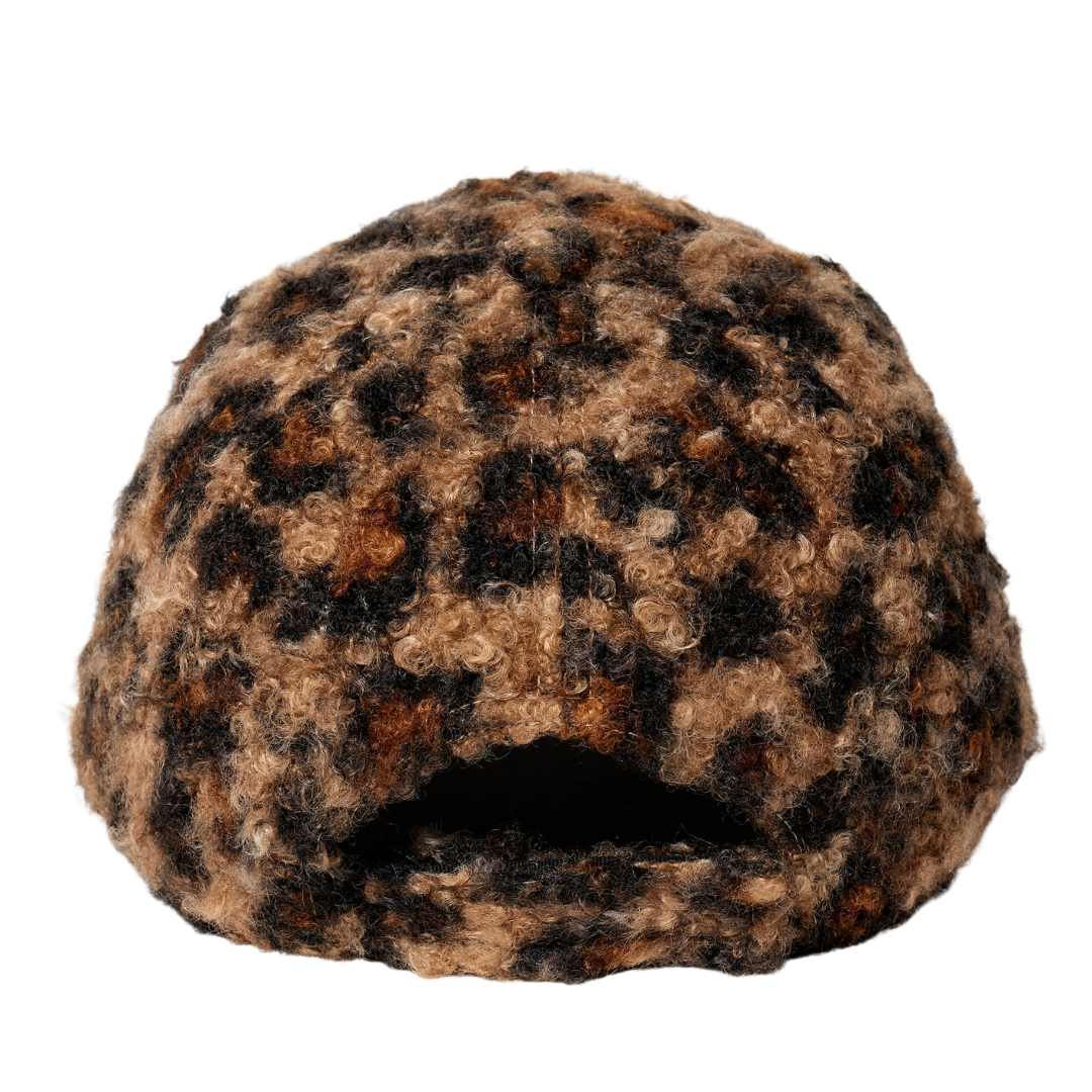 Novelty Sherpa Cap in Leopard