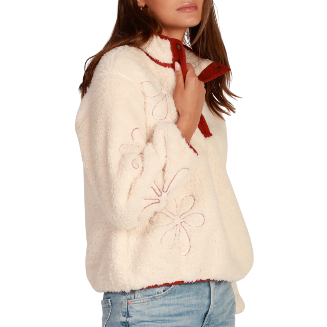 Emma Pullover in Dark Red