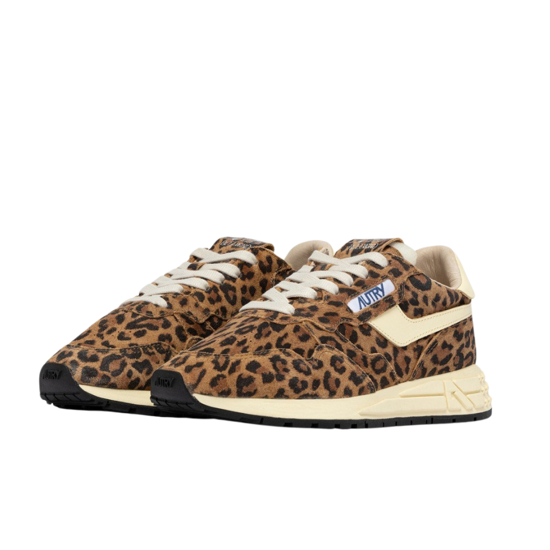 Reelwind Low Sneakers in Leopard and Rutabaga