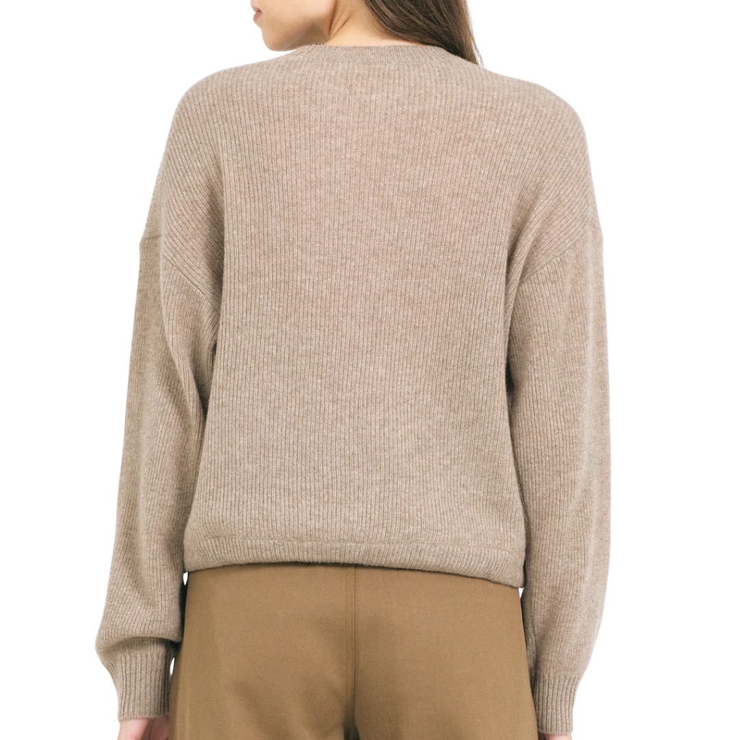 Kitt Cashmere Pullover in Stone