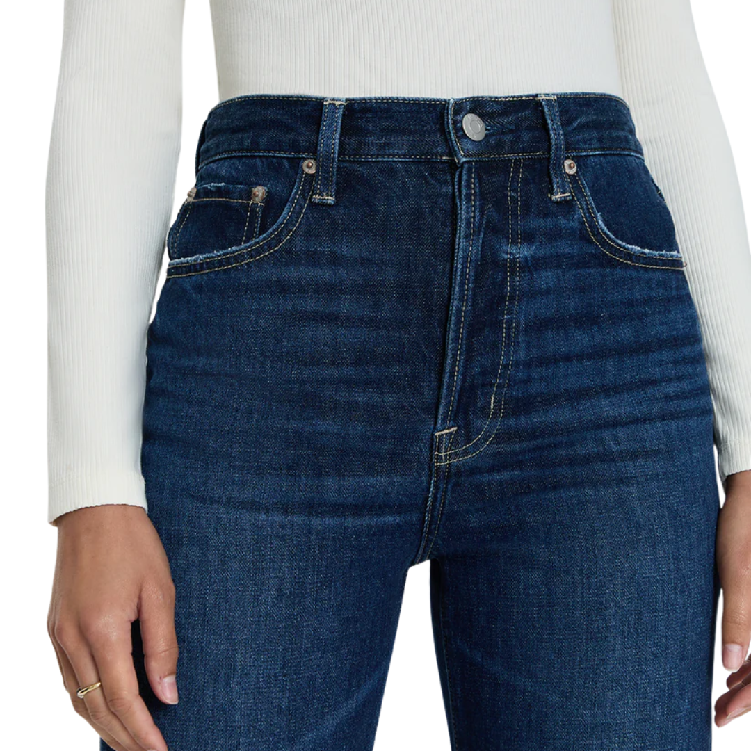 Cassie Super High Rise Straight Jean in Cultivate
