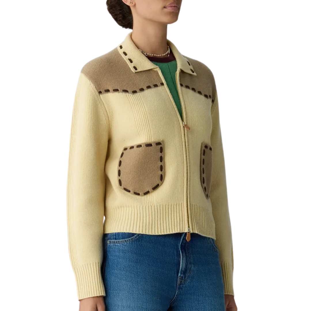 Saddle Up! Jacket in Butter/Camel