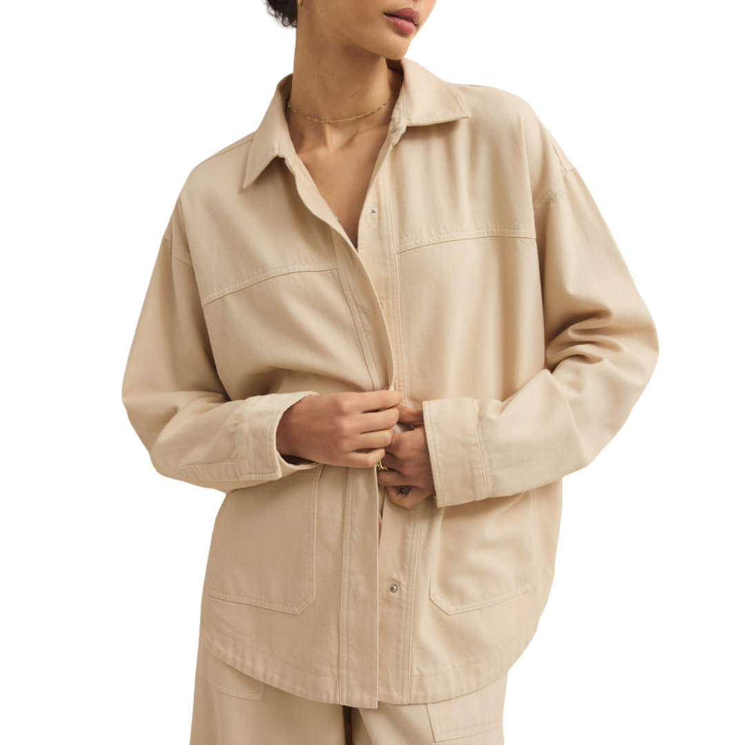 Bay Breeze Jacket in Parchment