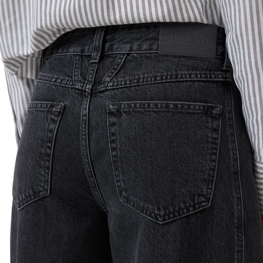 Tori-X Barrel Jeans in Dark Grey