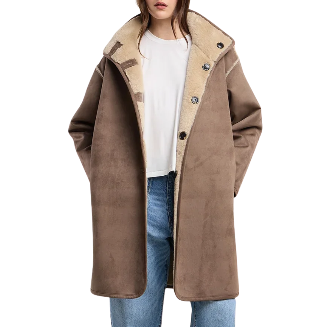 Yves Reversible Jacket in Faded Coco