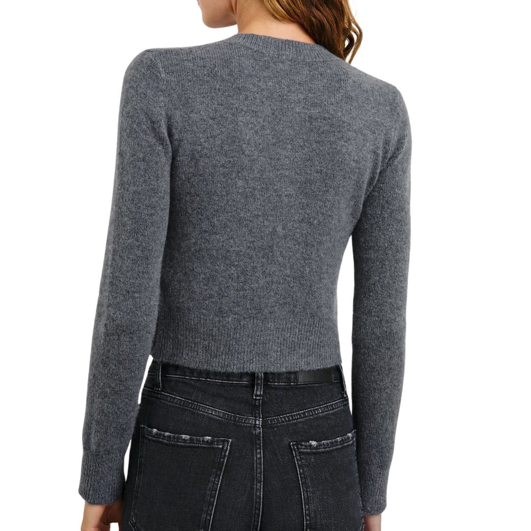 Matilda Cardigan in Charcoal
