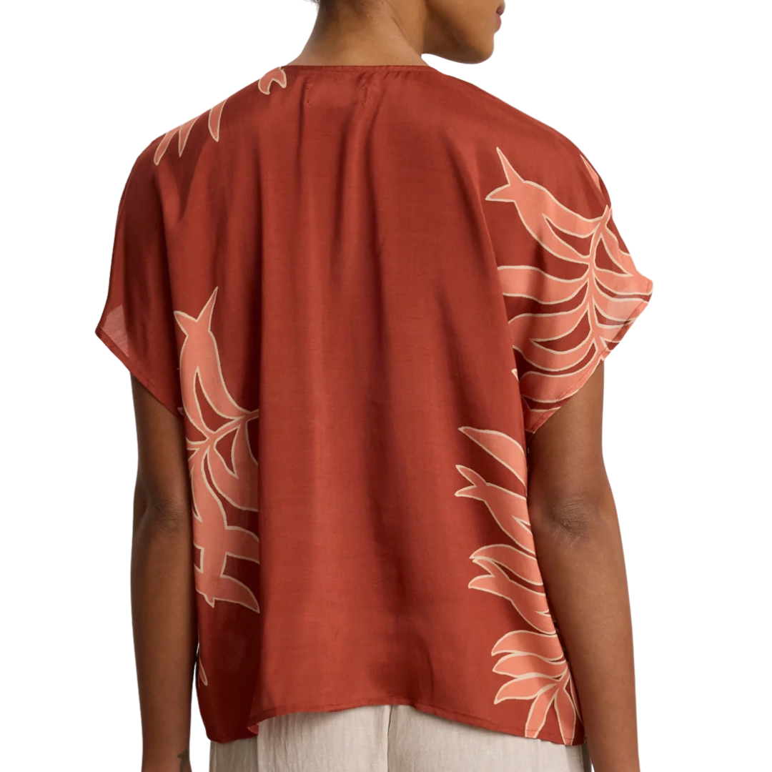 Naomi Top in Cedar