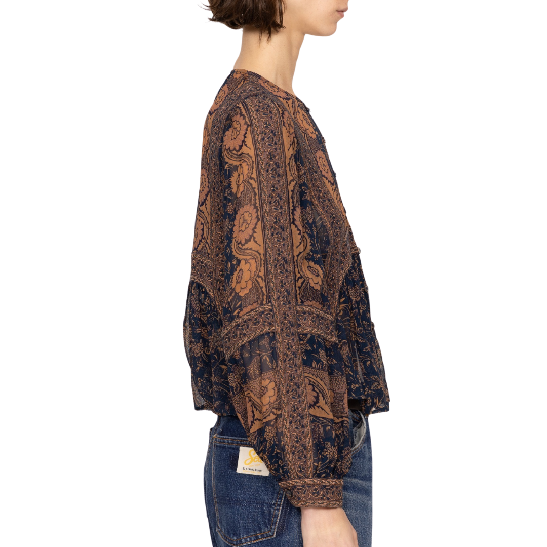 Melba Top in Blue