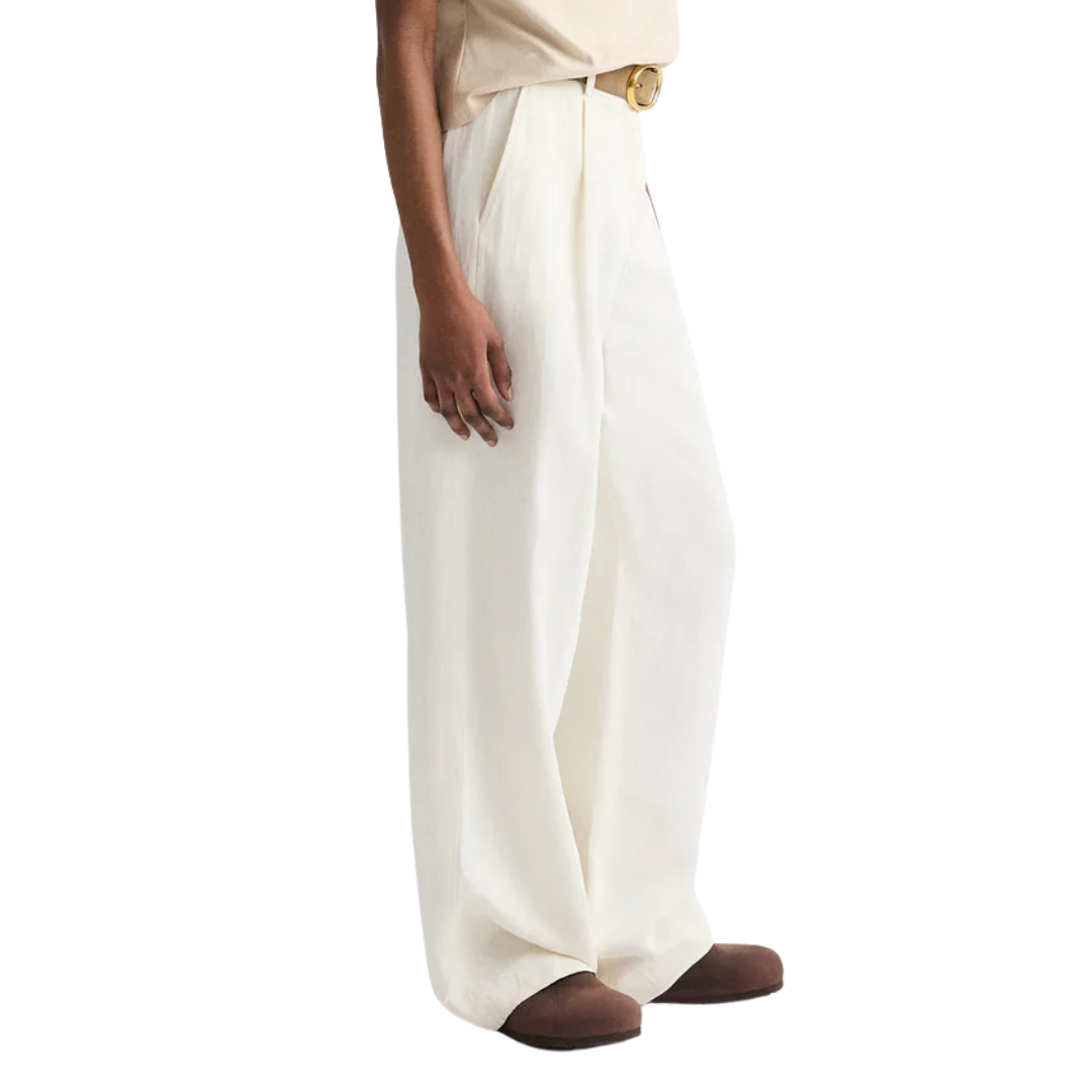 Hudson St Pant in Bone