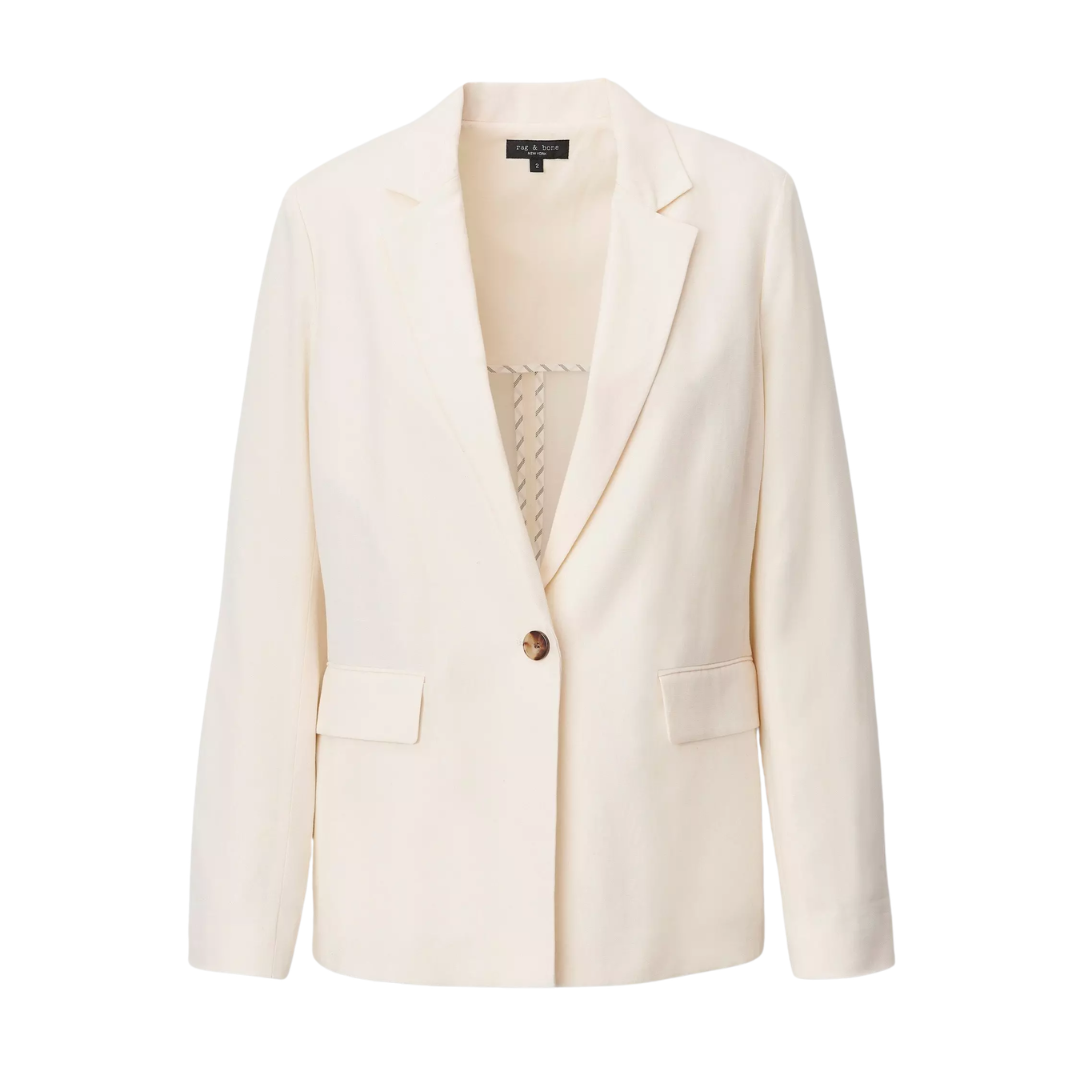 Jennie Tailored Blazer in Ivory