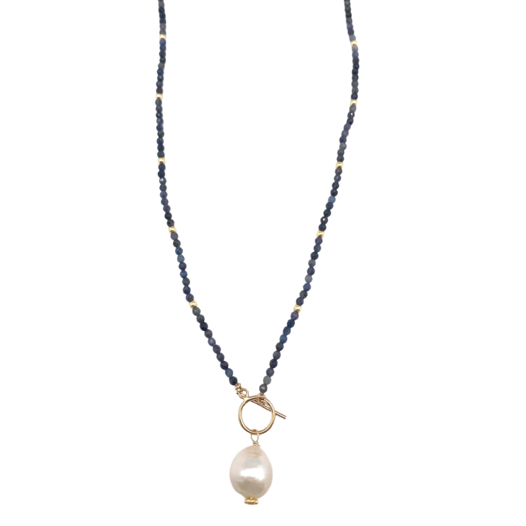 Carol Necklace in Blue Sapphire