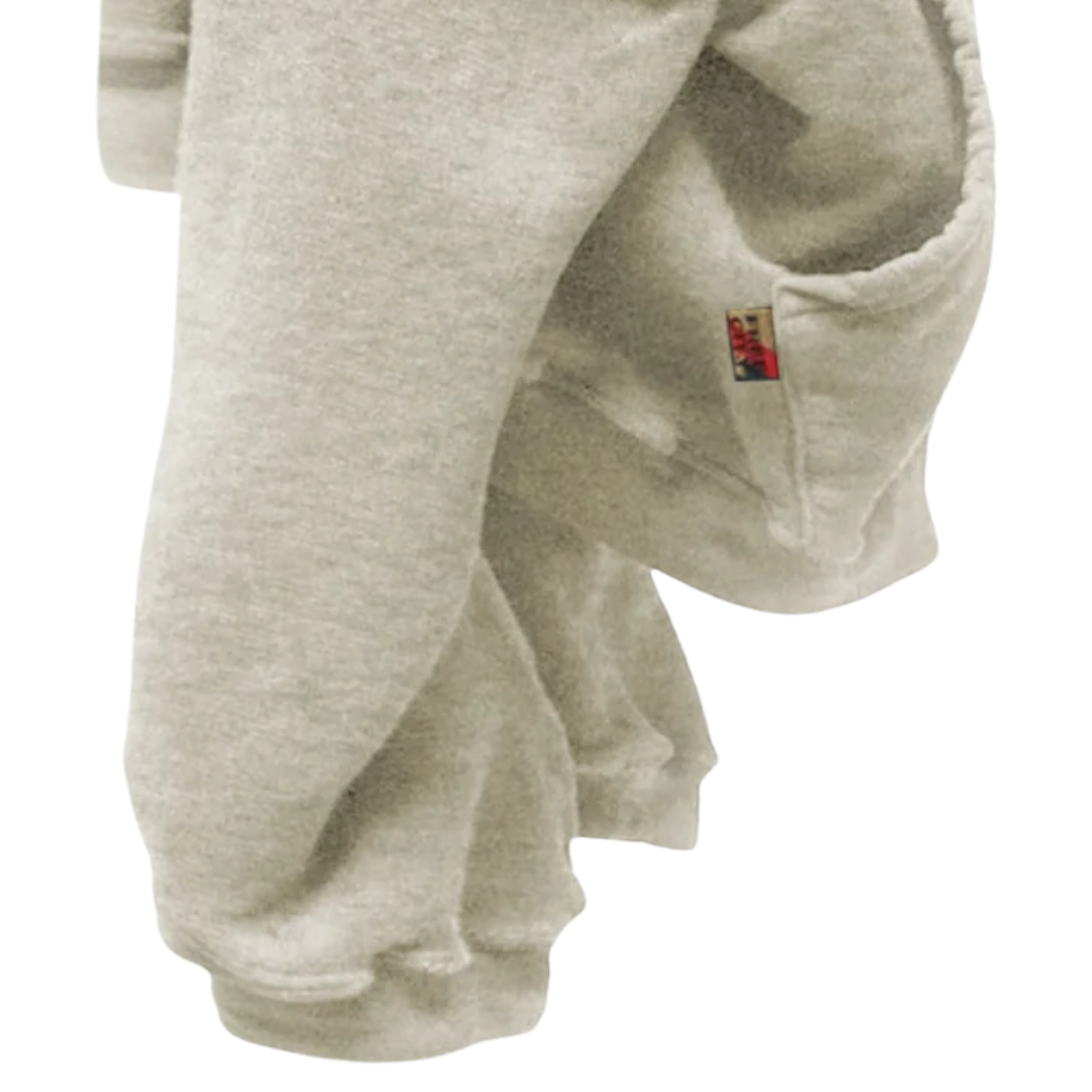 Basicgoodness Terry Fluff Hoodie in Heatheryumm Oats