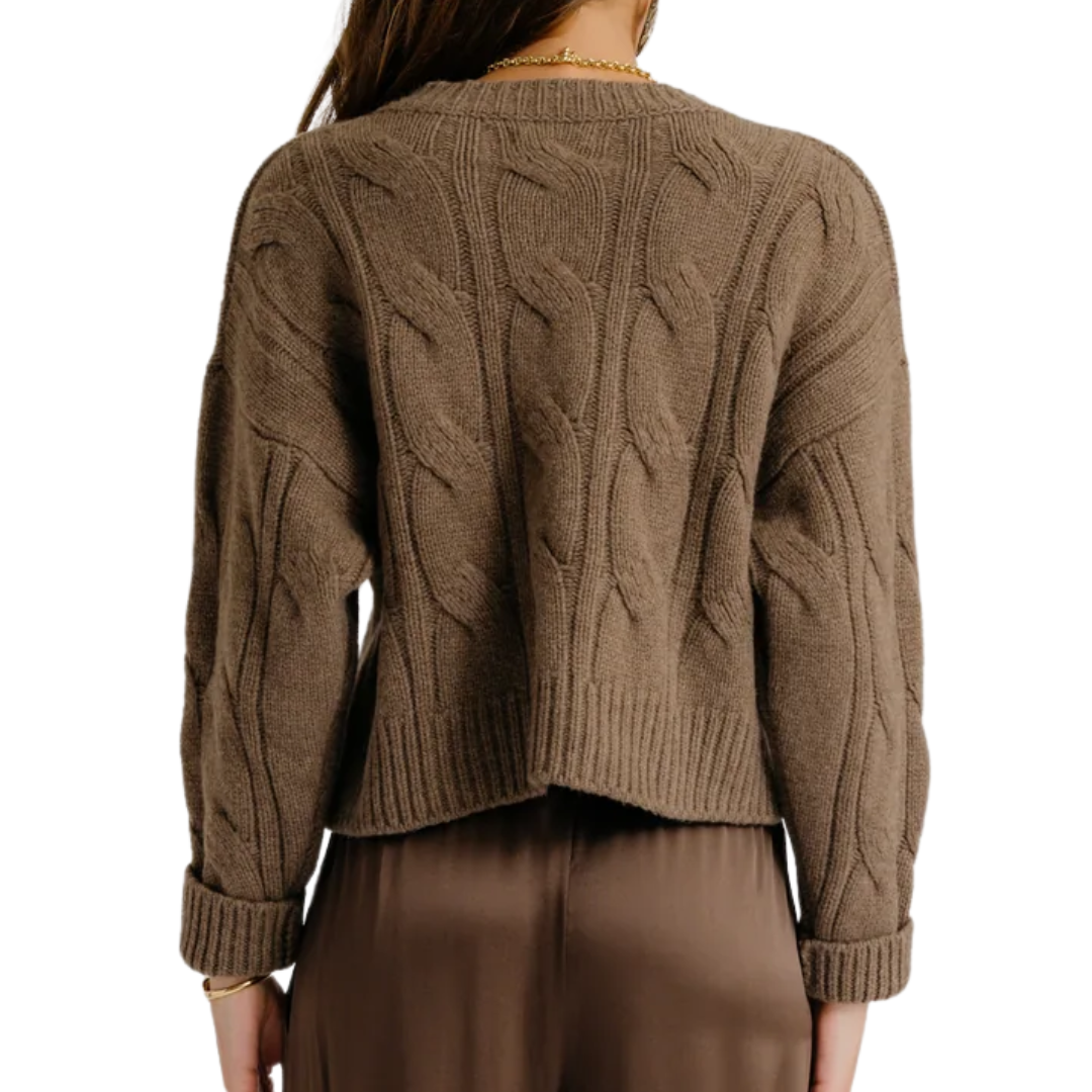 Tristan Crew Cable in Swiss Brown