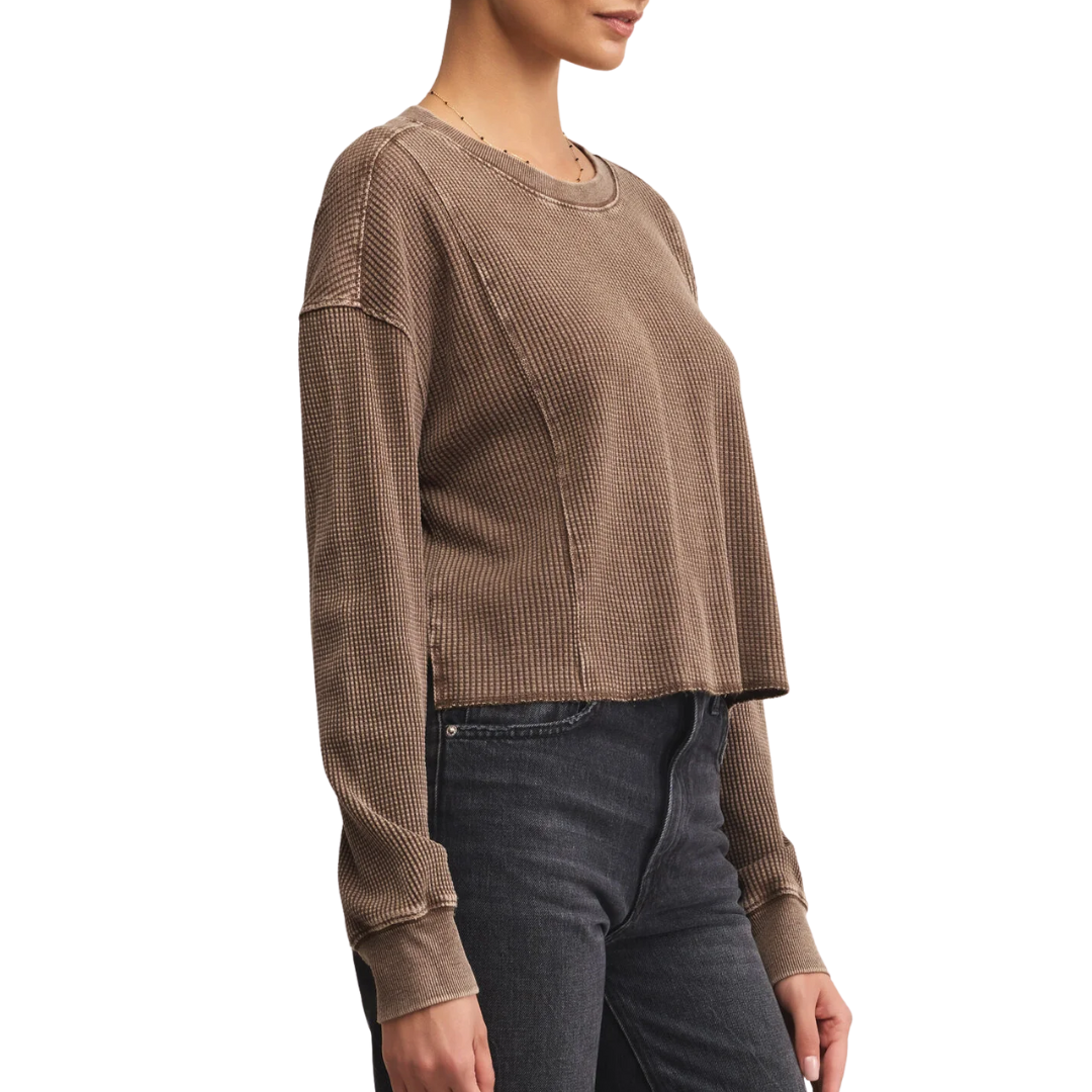 Angel Mini Thermal Top in Suede