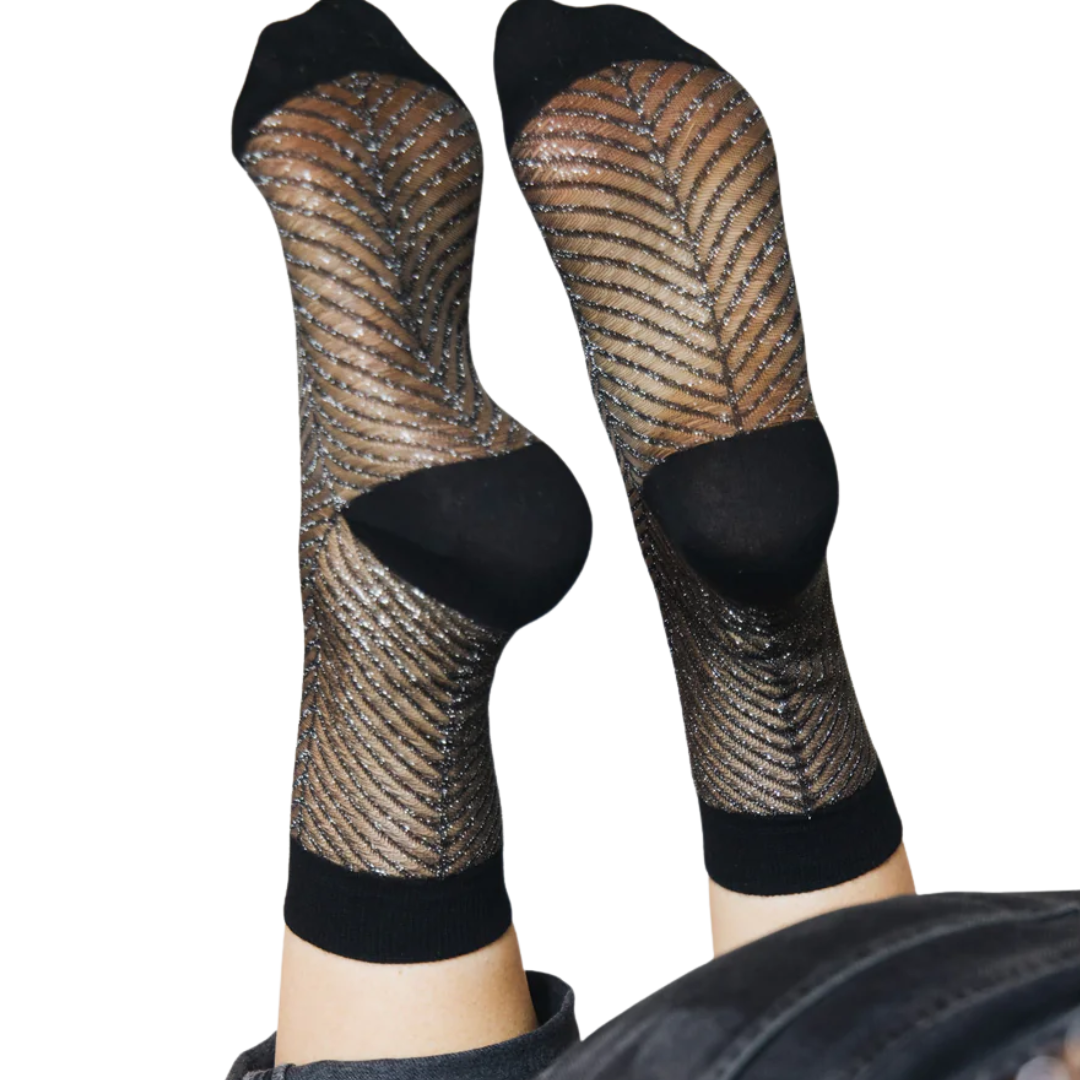 Sapin Argentee Socks in Black