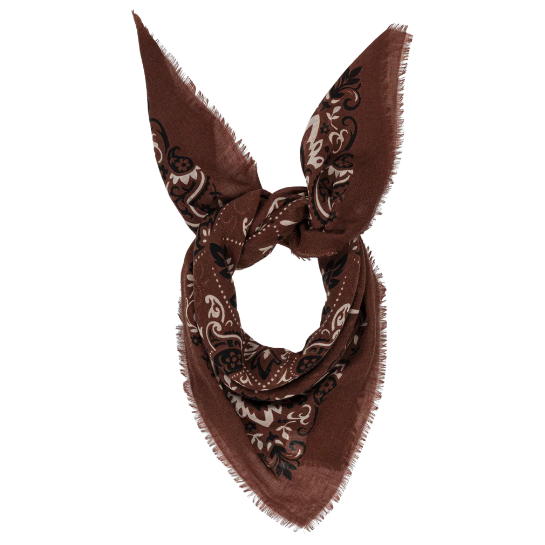 Bandana Scarf in Choco