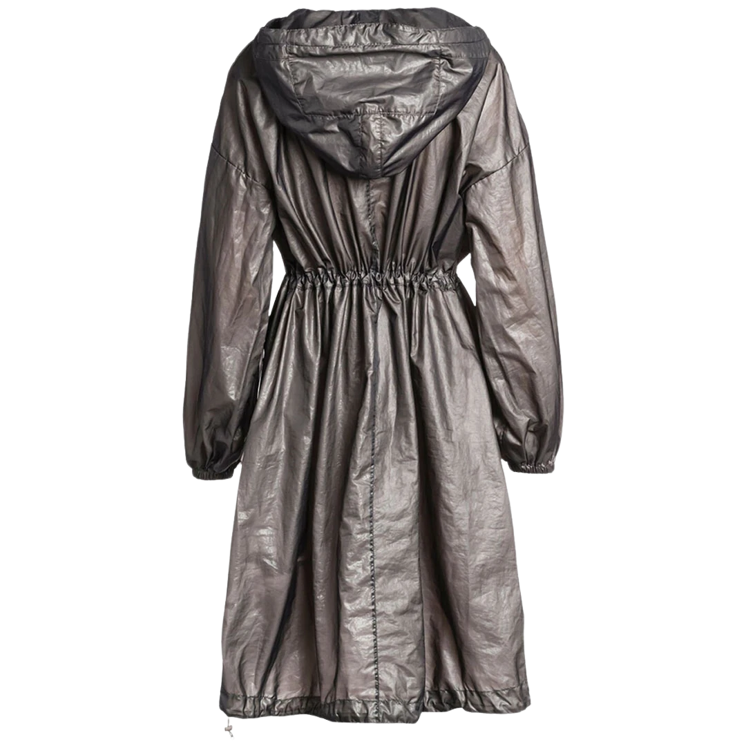 Olga Long Coat in Rock