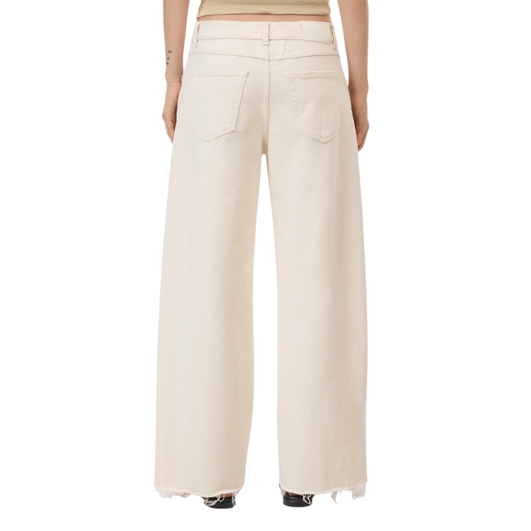 Jayla Wide Jeans in Ivory