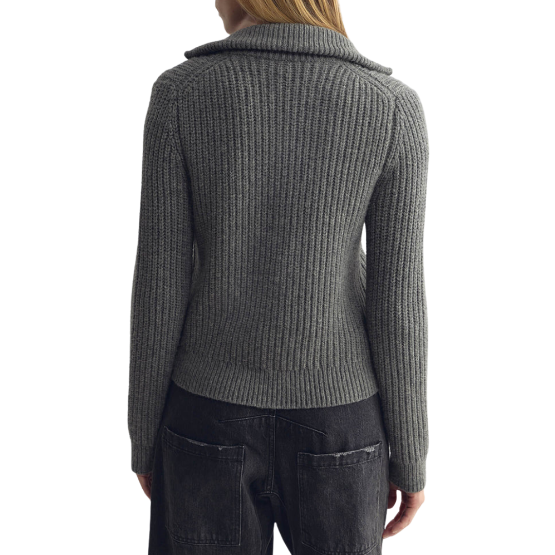 Arlen Cardigan in Medium Grey Melange