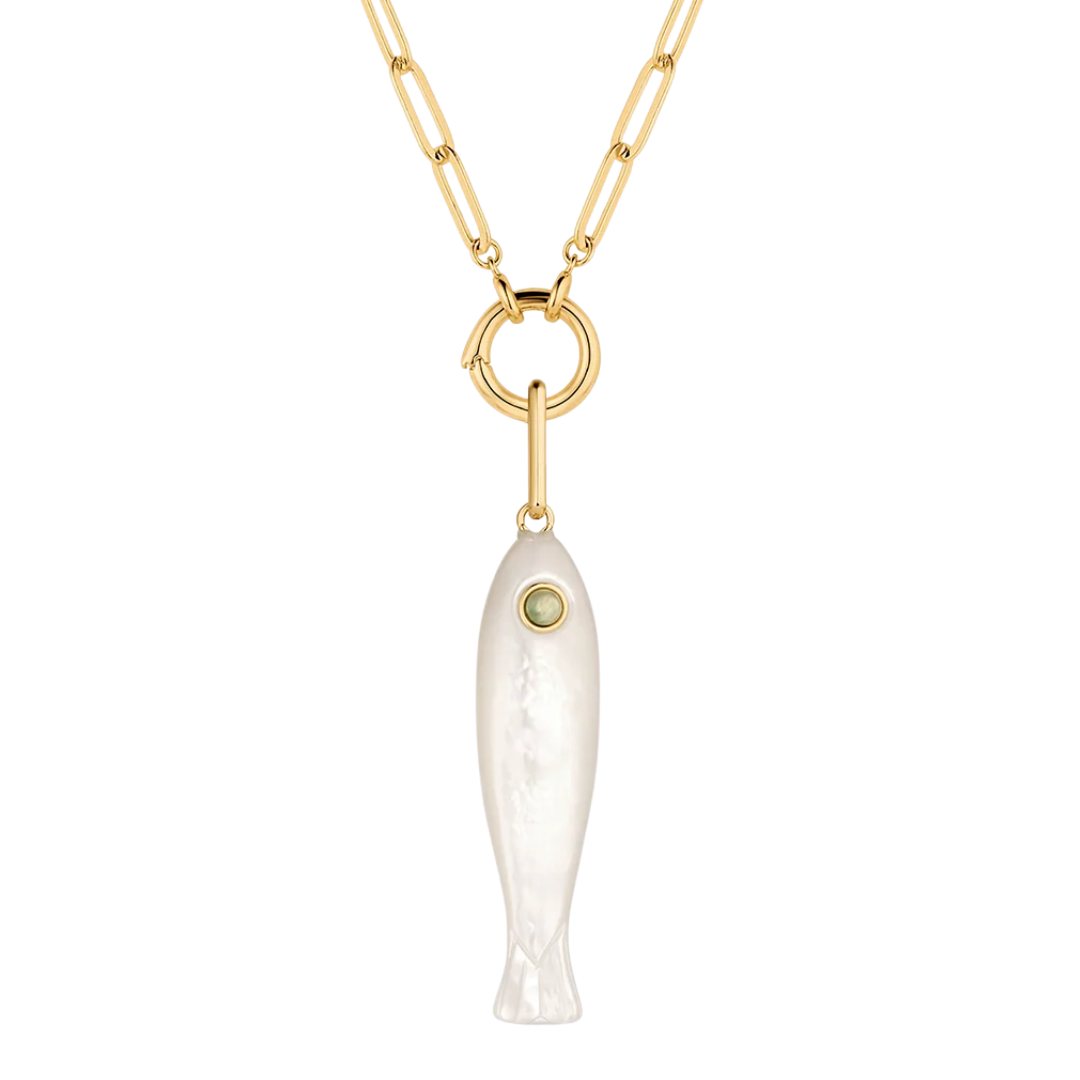 Fortuna Fish in Mother Of Pearl