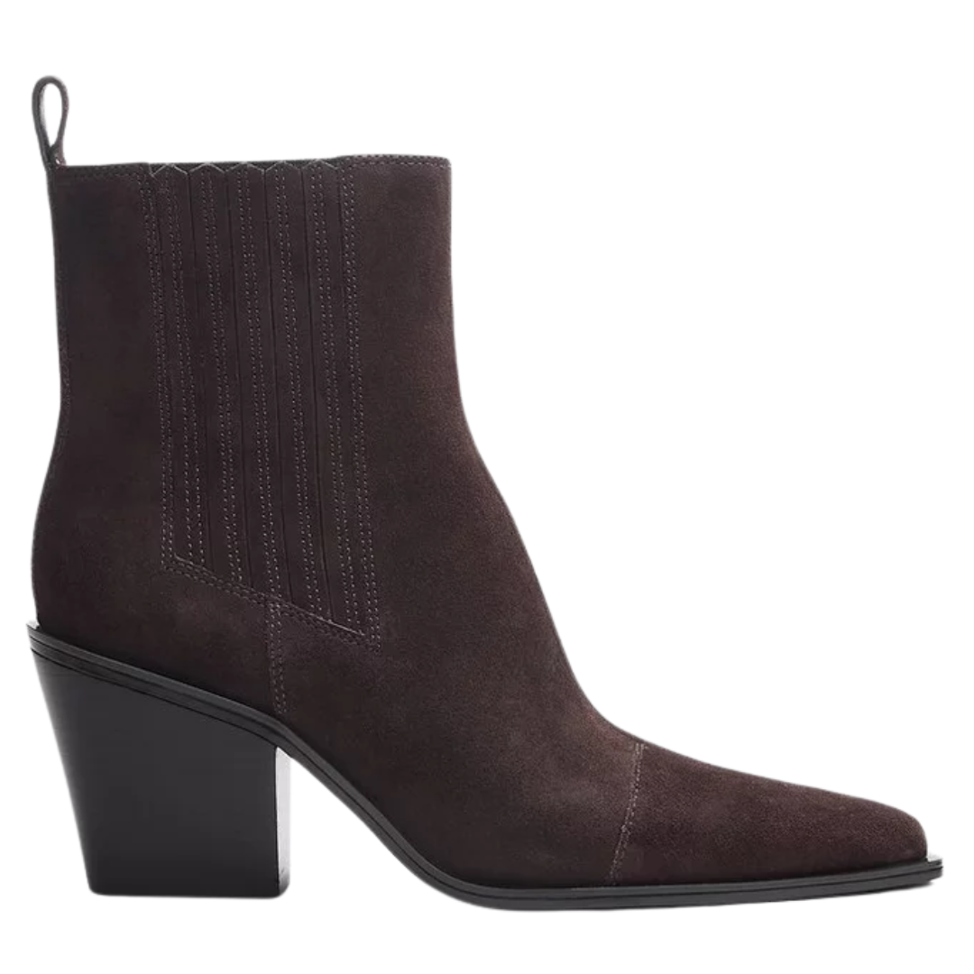 Newbury Suede Chelsea Boot in Dark Chocolate Suede