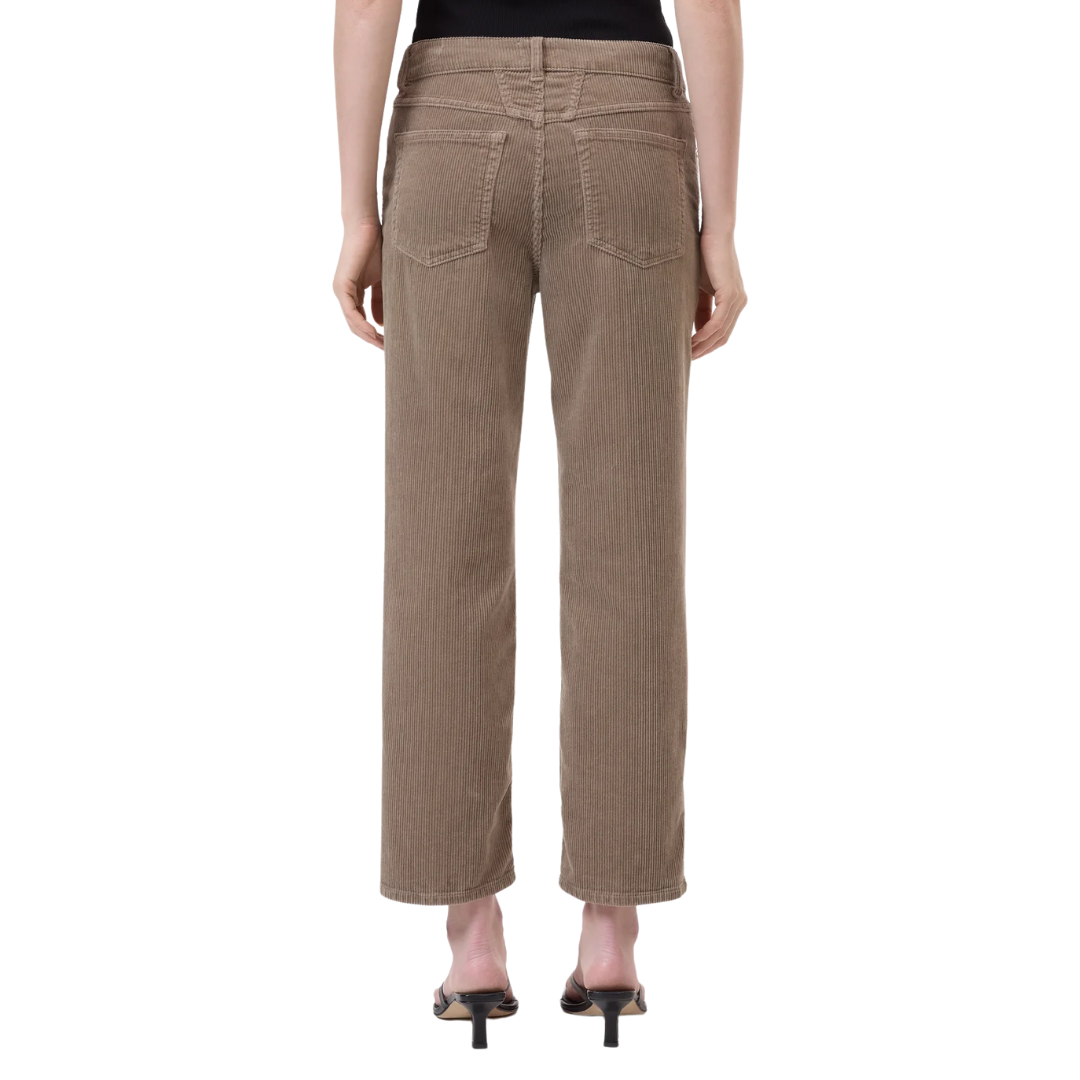 Milo Straight Corduroy in Clay Beige
