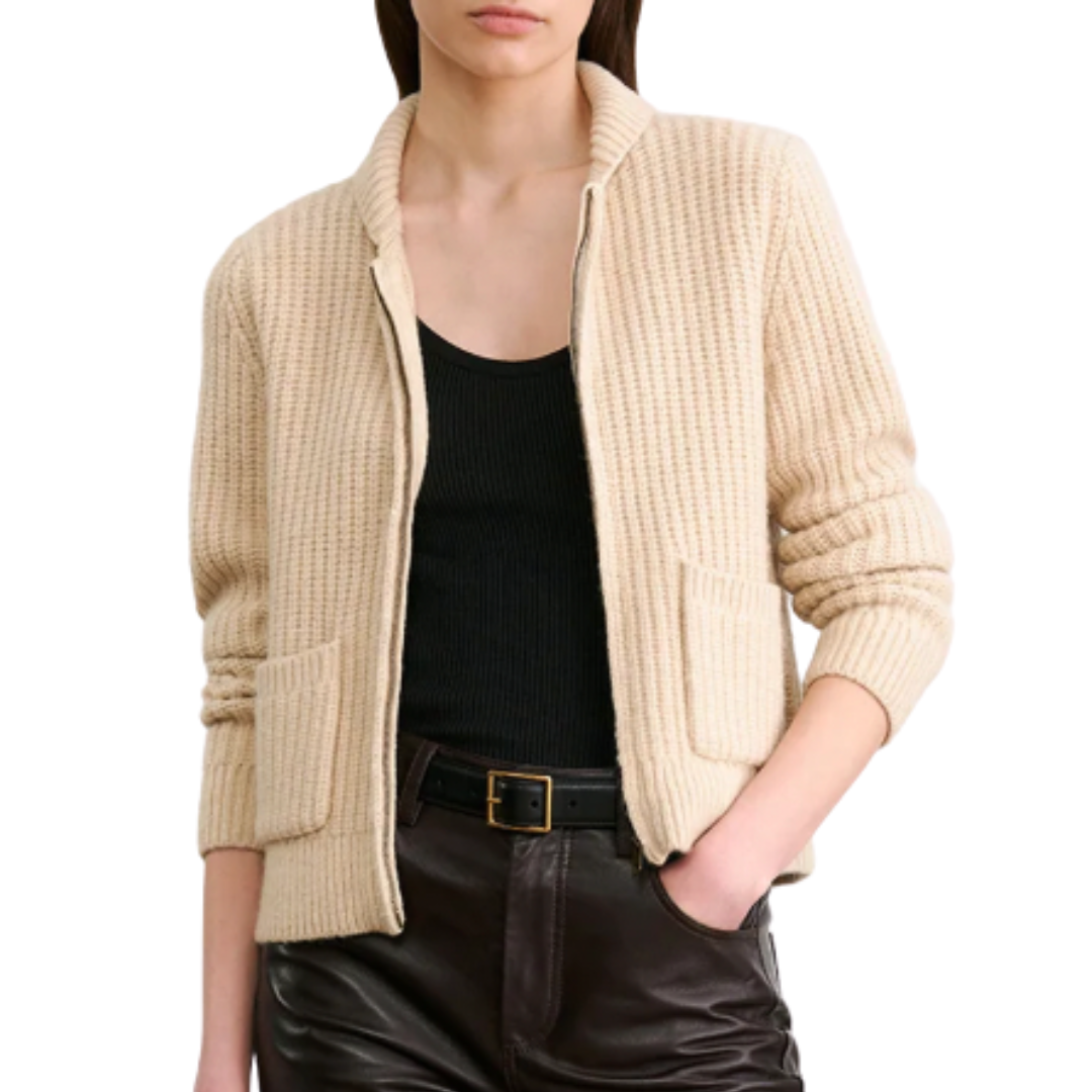 Tessen Cardigan in Wheat