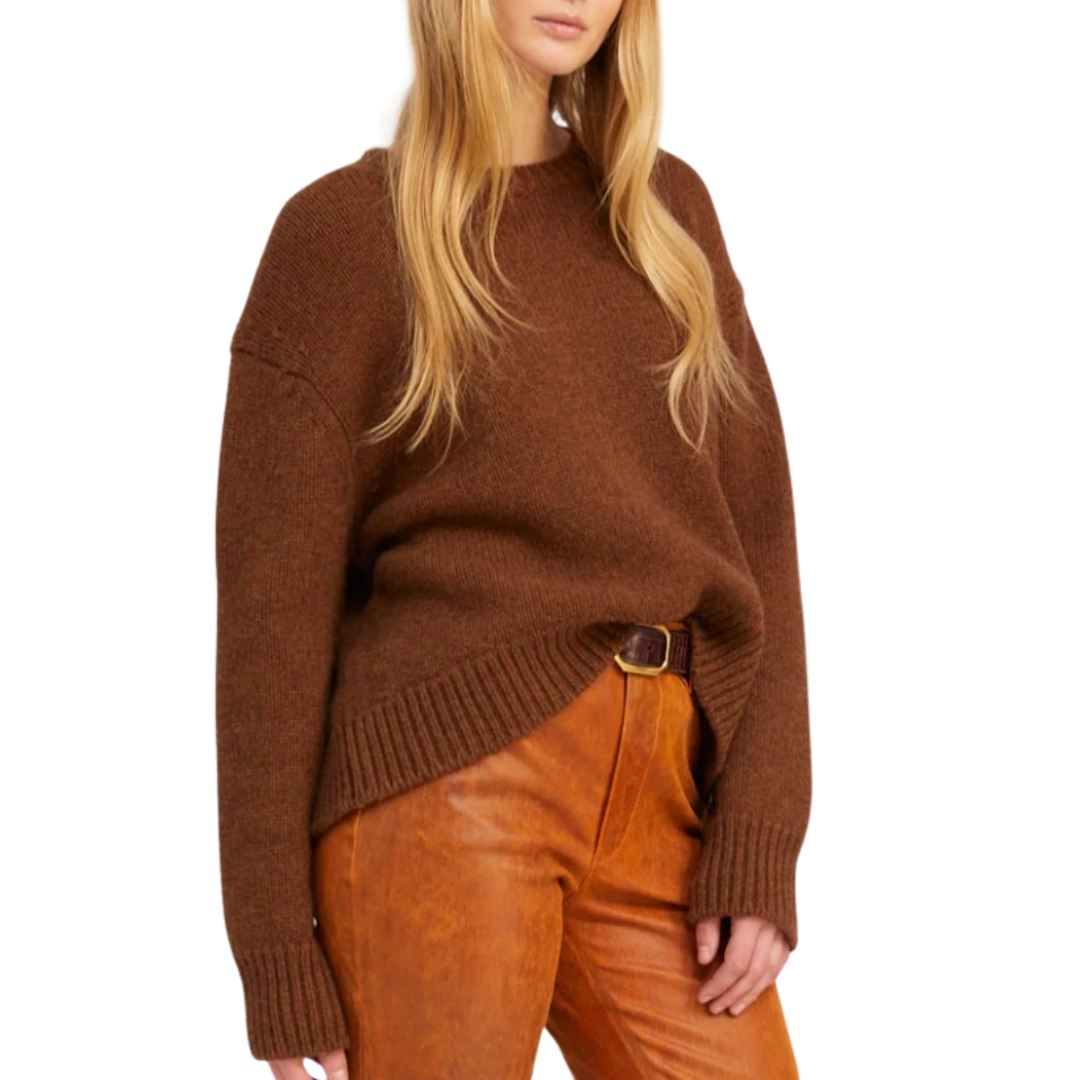Heavy Crewneck Sweater in Mace