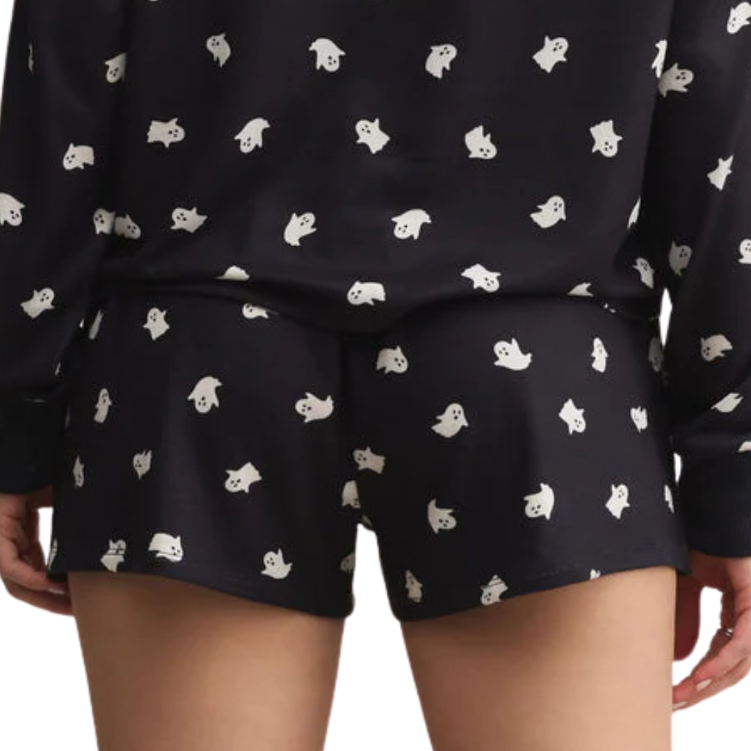 Delia Ghost Short in Black Sand