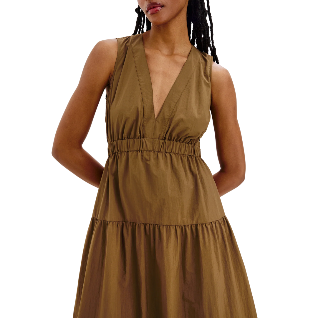 Genevieve Dress in Sepia