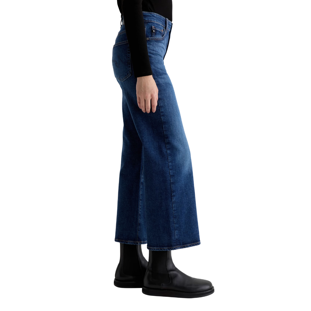 Saige Wide Leg Crop in Veiled