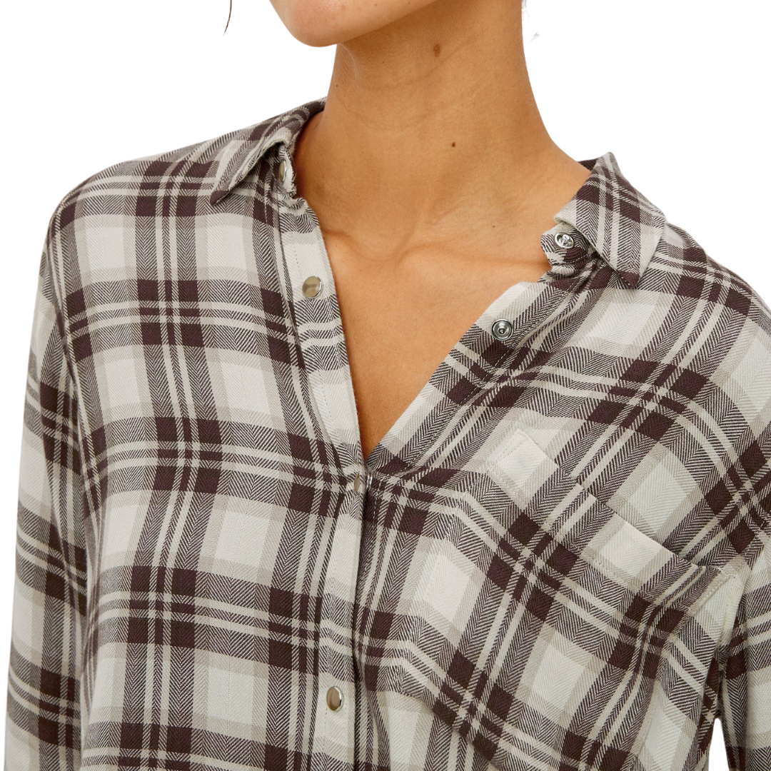 Malin Shirt in Birch Hickory