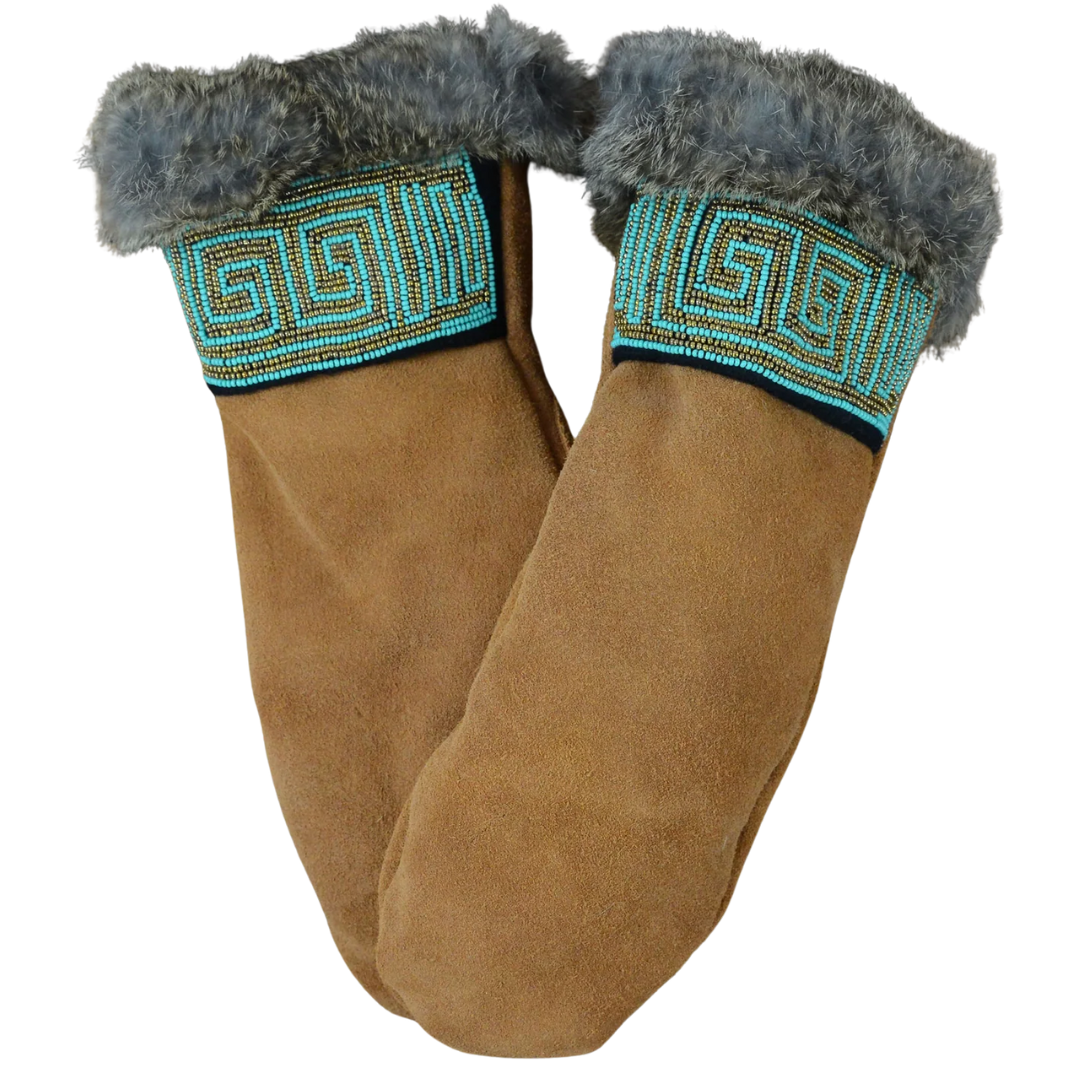 Roche De Jabel Mittens in Brown