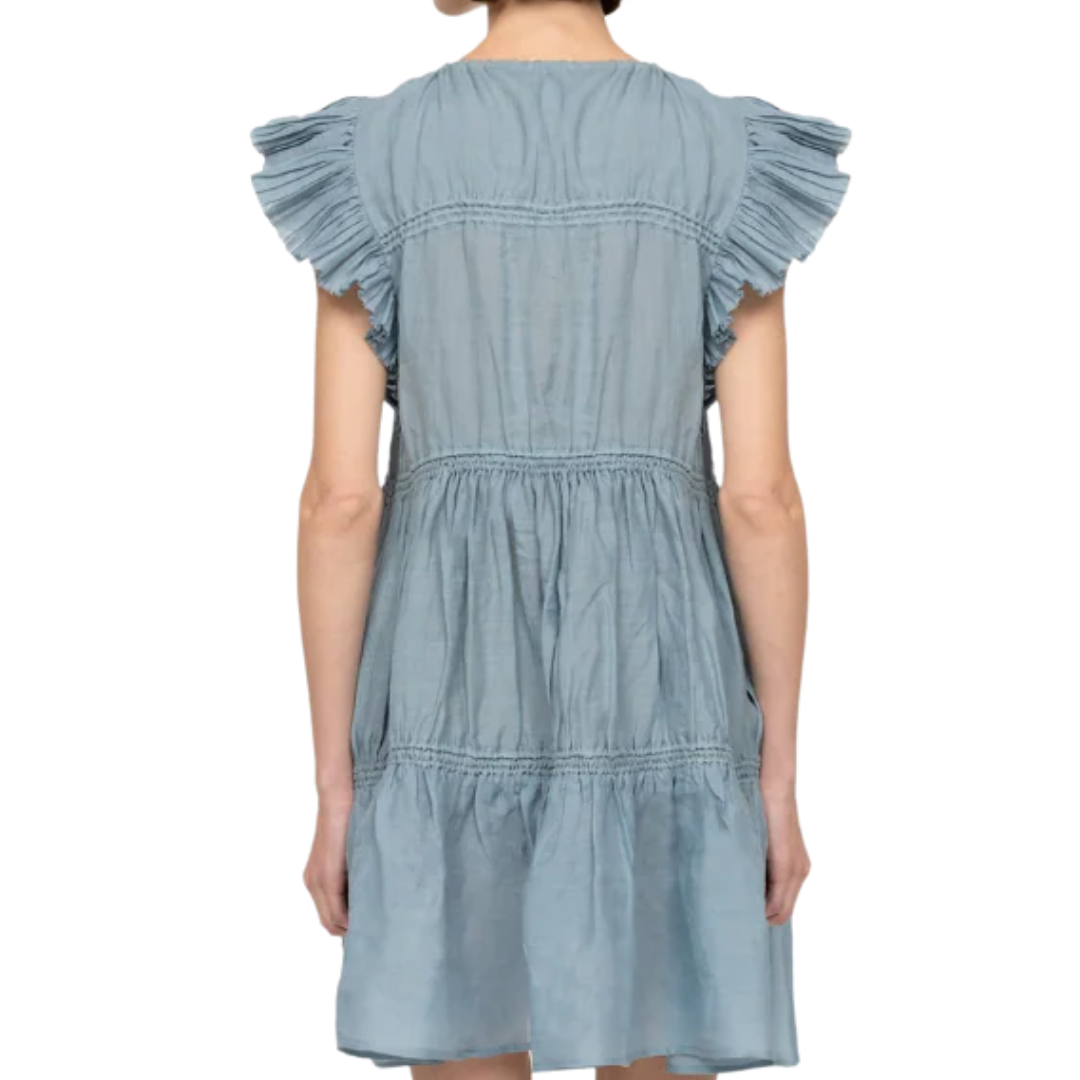 Anise Tunic Dress in Blue