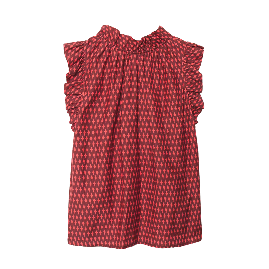 Bex Top in Dark Pink Diamond